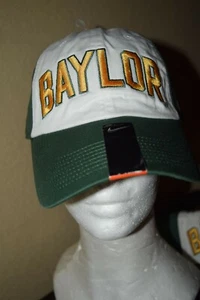 Gorra de ajuste para hombre Nike Heritage 86 Baylor Bears Word Mark BU no estructurada nueva con etiquetas - Imagen 1 de 6