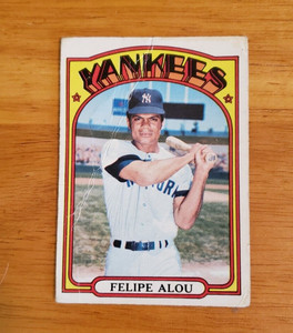 1972 OPC O-Pee-Chee MLB Baseball Card New York Yankees Felipe Alou #263