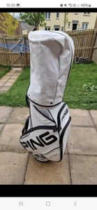 Ping Tour Staff Golf Bag White - Picture 1 of 6
