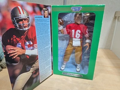 Vintage Starting Lineup Joe Montana 12" San Francisco 49ers Poseable Figure New - Image 1 of 4