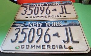 New York State License Plates Pair Empire Niagara Falls SKYLINE 35096 JL TRUCK - Picture 1 of 2