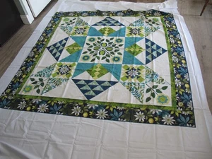 Northcott Passion Fabric Belmond Square Patch Works Studio PS-443 - Picture 1 of 5