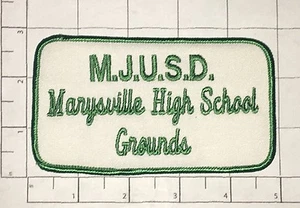 MJUSD Marysville High School Grounds Patch - California - vintage  - Picture 1 of 1
