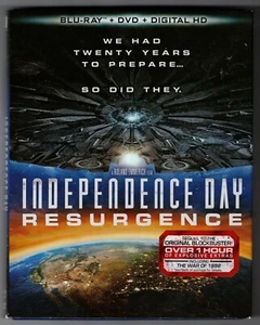 Independence Day: Resurgence [2016] Blu-ray + DVD (with slipcover) Jeff Goldblum - Bild 1 von 9