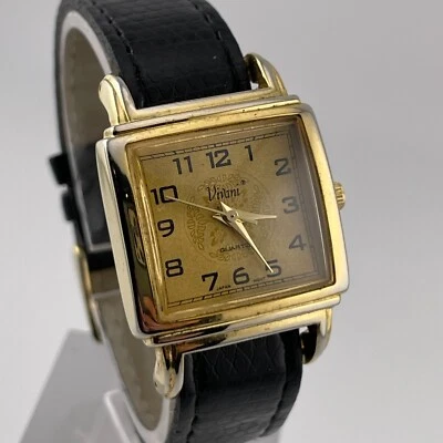 VIVANI Watch Womens 26mm Case Floral Dial One Piece Black Strap Quartz - Image 1 of 4