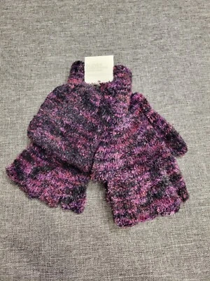 Guantes abatibles Forever 21 nuevos con etiquetas púrpura negro súper suaves Foto 1 de 4