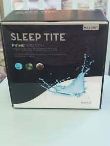 Malouf Sleep Tite Prime Smooth Mattress Protector WATER-PROOF  King Size - Picture 1 of 7