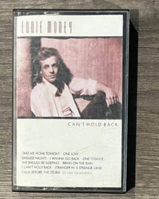 Eddie Money, Can't Hold Back (1986, cassette) - Image 1 of 3