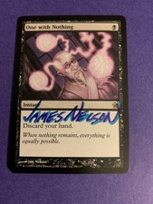 MTG Magic One With Nothing Signed Artist Proof x1 Saviors Of Kamigawa Jim Nelson