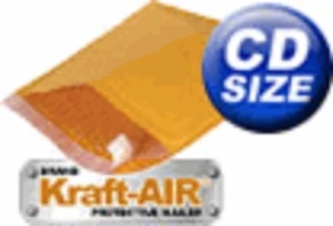 100 KRAFT BUBBLE MAILER MAILERS 7X6.75" Inches for Shipping Craft, Jewelry, #CD - Bild 1 von 1