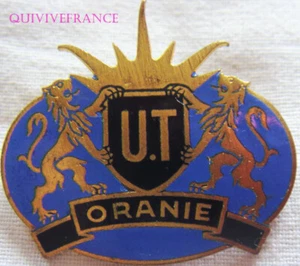 IN23379 - INSIGNE Unités Territoriales, ORANIE, émail, dos lisse gravé - Picture 1 of 2
