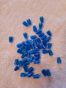 LEGO 50 translucent dark blue cone NEW - Picture 1 of 1