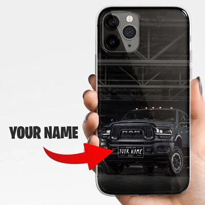 Customized Silicone Phone Case - Dodge Ram Design - iPhone Samsung Huawei Google - Image 1 of 4