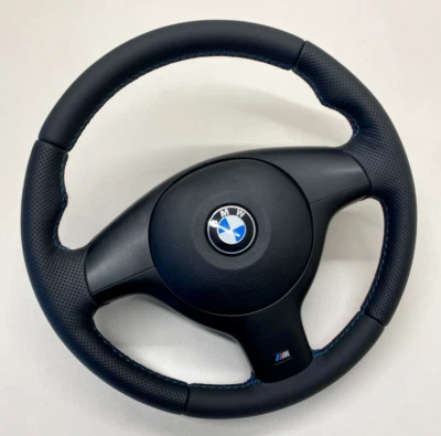 BMW E46 E39 E53 M SPORT STEERING WHEEL M3 M5 REMANUFACTURED NEW FREE SHIPPING - Image 1 of 4