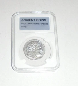 Antigua Reliquia Tierra Santa Biblia Siclo Judío Judas Jesús Moneda Espécimen AD Israel - Imagen 1 de 5