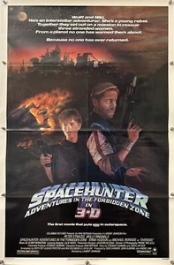 SPACEHUNTER 3-D Original One Sheet Movie Poster - 1983 - MOLLY RINGWALD - Picture 1 of 9