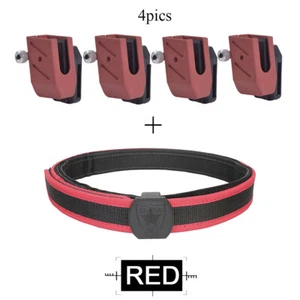 IPSC USPSA High Speed Shooting Belt +4CR Multi-Angle Speed Pistol Magazine Pouch - Picture 1 of 13