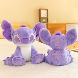 45cm Anime Cartoon Purple Stitch Plush Doll Girl Room Pillow Girlfriend Gifts - Picture 1 of 15