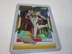 CHRIS OLAVE 23 SCORE GOLD ZONE FRANCHISE 26/50  SAINTS