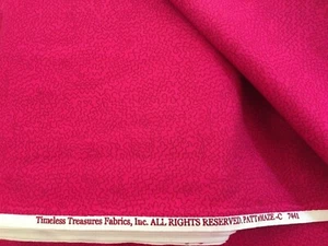Timeless Treasures Fuschia Maze-C 7441 cotton fabric BTY - Picture 1 of 3