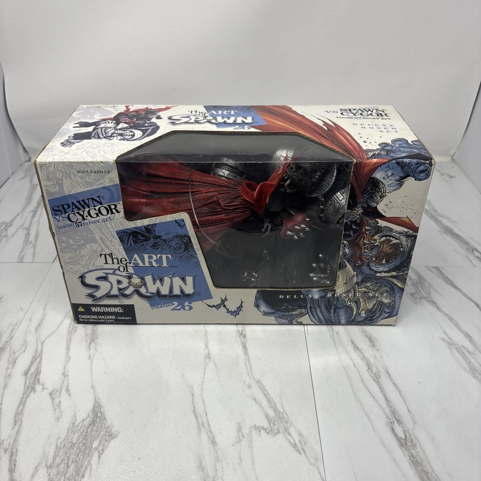 McFarlane Toys Spawn VS Cy-gor Action Figure Series 26 Issue 57 Cover Art 2004