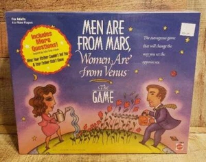 Women Are From Mars Men Are From Venus Board Game New Sealed Mattel Adult 1998 - Picture 1 of 3