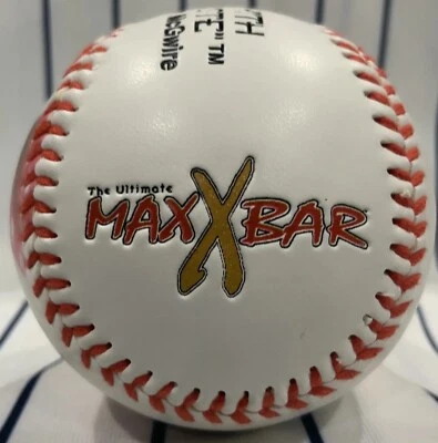 Сувенирный бейсбольный коллекционный мяч Maxxbar Mark McGwire Rawlings Health Bar - Изображение 1 из 4
