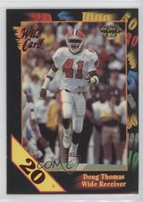1991 Wild Card Draft 20 Stripe Doug Thomas #72 Rookie RC