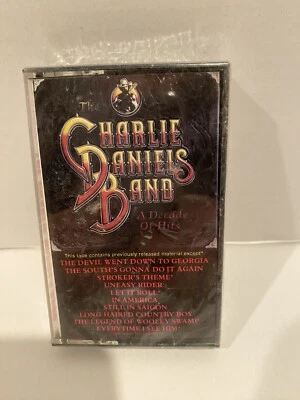 The Charlie Daniels Band A Decade Of Hits Cassette Tape 1983 Epic FET 38795 - Image 1 of 4