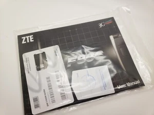 Téléphone portable anglais ZTE F866 neuf scellé manuel d'utilisation inutilisé UK3POST - Photo 1/2