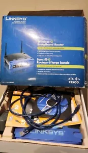 Linksys WRT54GS 2.4GHz Wireless G Broadband Router With SpeedBooster - Picture 1 of 8
