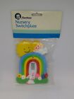 Vintage 1983 Gerber Nursery Switchplate Rainbow And Bunny New Old Stock!