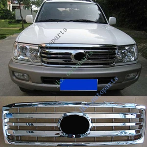 For Toyota Land Cruiser LC100 FZJ100 UZJ100 2006-2007 Chrome Front Bumper Grille - Picture 1 of 4