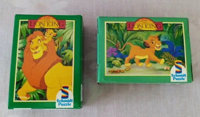 MINI PUZZLE SCHMIDT  N°2  "THE LION KING "  54 PEZZI  VINTAGE NUOVI (1a)  (s9) - Immagine 1 di 3