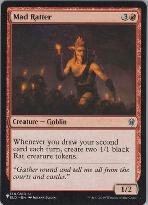 MTG Normal Mad Ratter U The List Reprints 130/269 NM - Image 1 of 2
