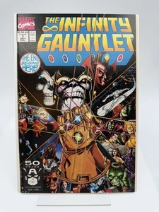 Infinity Gauntlet #1 - Marvel Comics 1991 George Pérez Thanos Avengers casi nuevo - Imagen 1 de 6
