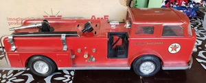 Camión de bomberos Texaco de acero vintage años 60 - A.M.F. Wen-Mac Corp 24" - Imagen 1 de 12