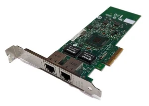 Tarjeta de red NIC de alto perfil Dell/Intel Pro 1000PT doble puerto 1 Gbps 1P8D1 - Imagen 1 de 3