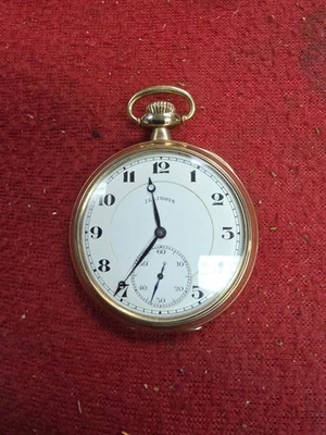 Reloj Bolsillo Illinois Grado 706 Modelo 9 17j 16s Lleno Oro 14k - ¡RARO! Foto 1 de 4