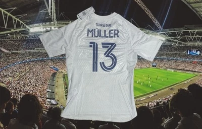 MLS, adidas Muller # 13, Vancouver Whitecaps Jersey, SIZE youth Large, NEW TAG, - Image 1 of 3