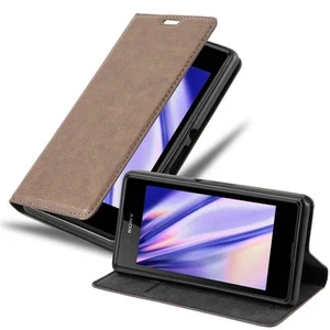 Case for Sony Xperia E3 Cover Protection Book Wallet Magnetic Book - Picture 1 of 7