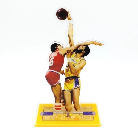 Kareem Abdul-Jabbar Figure - Lakers #33 Dunk Dr J 76ers Julius Erving Ornament Cover