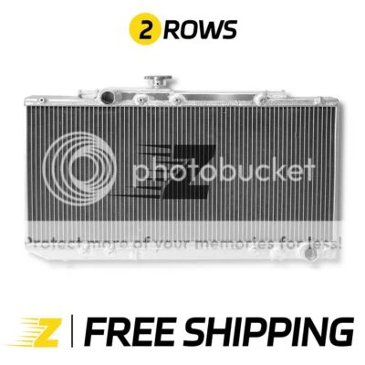 Radiador de aluminio para Toyota Celica ST GT GTS 2 puertas 2,0 L 2,2 L MT, etc. 1989-1993 Foto 1 de 4