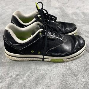 Crocs Preston Golf Hank Haney 10 White Black Green Spikeless Shoes Mens 15159 - Picture 1 of 13