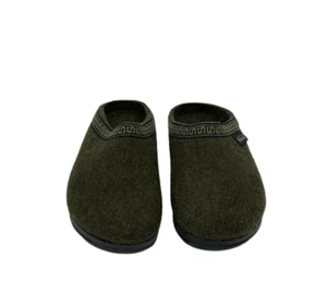 Stegmann Men's Wool Clogs Poly Sole Military Green Size 8 - Picture 1 of 5