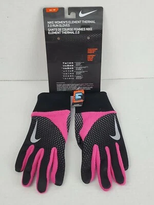 Guantes de running para mujer Nike Element 2.0 rosa y negro talla XS Foto 1 de 4