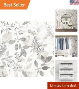 Breezy Peel & Stick Wallpaper, Grey - Picture 1 of 7