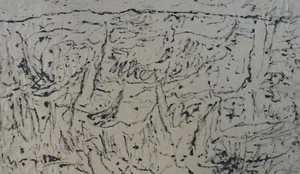EZIO CASONI 1960 opera su carta 30x50 cm DISEGNO ARTE ITALIANA allievo CASORATI - Foto 1 di 3