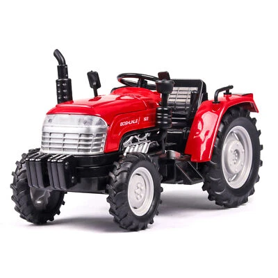 6.1" Farm Tractor Toy Diecast Farming Vehicle Model Boys Toys Kids Gifts Red - Image 1 of 4