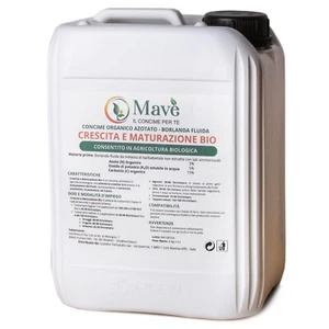 Concime organico liquido BIOLOGICO borlanda fluida 25,6 kg per orto vite olivo - Foto 1 di 6